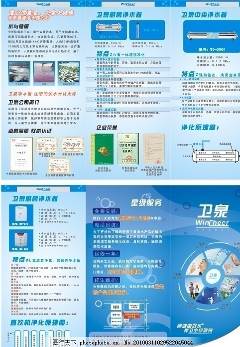 衛(wèi)泉冰水——清涼每一刻，軟件賦能品牌新高度 \n副標(biāo)題 三折頁模板 & 矢量設(shè)計(jì)，高效定制展現(xiàn)品牌魅力 \n\n【內(nèi)頁第一折】\n引言 炎炎夏日，衛(wèi)泉冰水為您帶來純凈與沁爽。我們用心精選深層水源，以極速冷卻技術(shù)保留天然礦物質(zhì)，每一口都是活力的激蕩。在數(shù)字化浪潮下，您的折頁不再只是一張紙——結(jié)合背后的軟件開發(fā)能力，我們能為您創(chuàng)建可與受眾互動(dòng)的電子折頁二維碼，令靜態(tài)畫卷躍然流媒體。在這里，每一次翻閱都觸動(dòng)感官。\nIcon 清新水滴輪廓圍繞齒狀軟件設(shè)計(jì)元素 \n\n【內(nèi)頁第二折】\n核心長項(xiàng) 專為速度與印象打